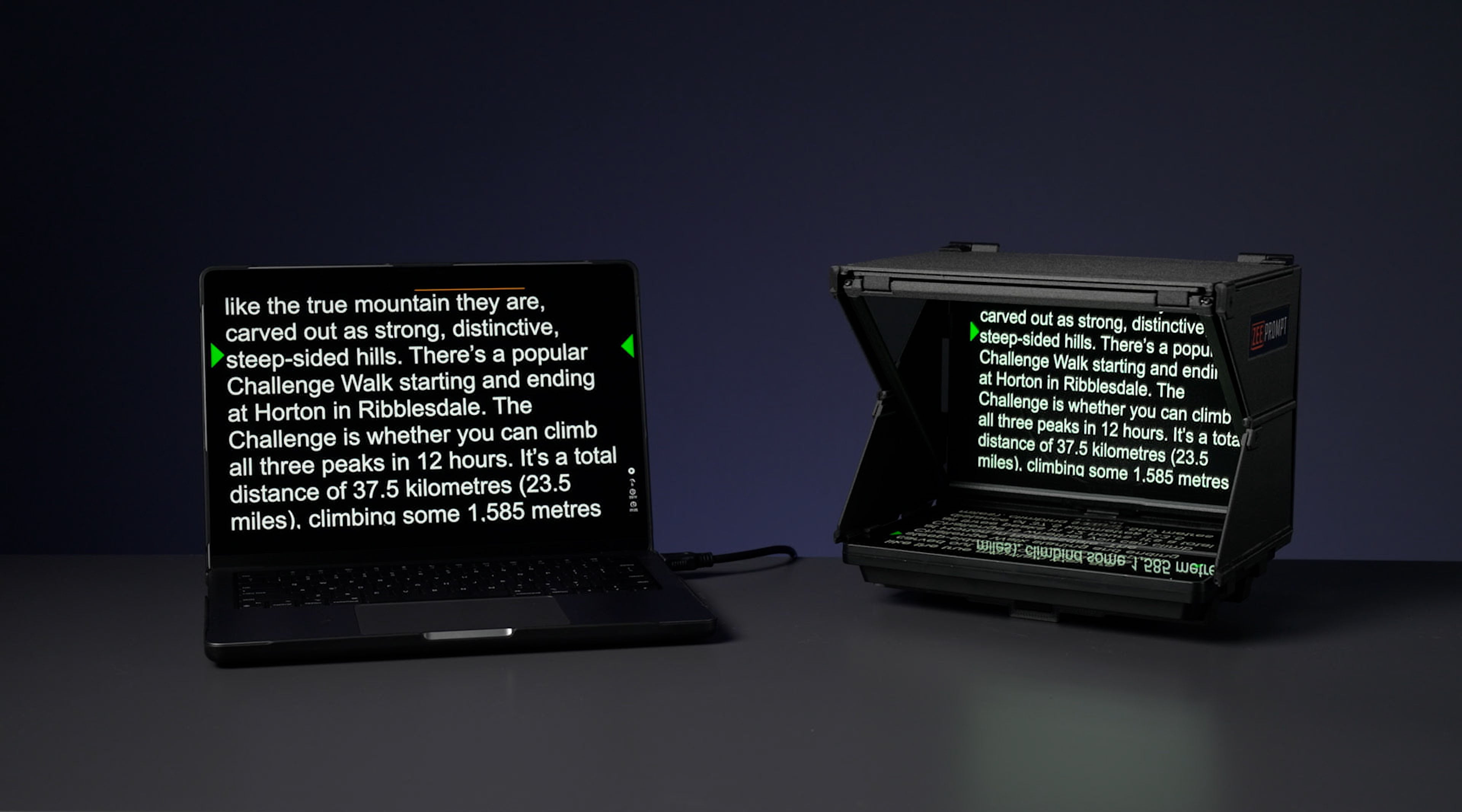 ZeeCue V2 Teleprompter-Anwendung macOS/Win